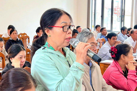Bảo Lâm: Đối thoại giữa người đứng đầu cấp ủy, chính quyền với đại biểu nhân dân