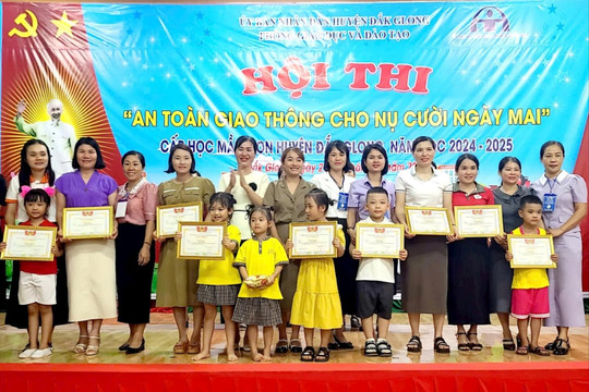 Hội thi “An toàn giao thông cho nụ cười ngày mai” tại Đắk Glong