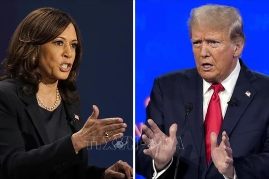 Bầu cử Mỹ 2024: Bà Harris dẫn trước ông Trump trên toàn quốc