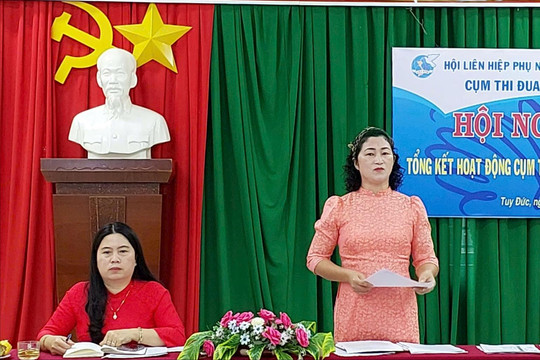 Cụm thi đua số 2, Hội Liên hiệp Phụ nữ tỉnh Đắk Nông tổng kết năm 2024