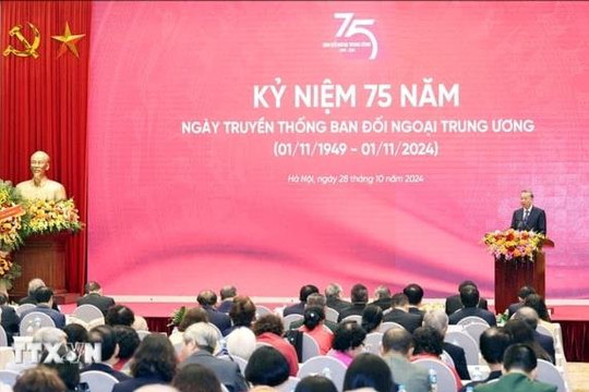 Tổng Bí thư: Ban Đối ngoại Trung ương cần đặt lợi ích quốc gia, dân tộc lên trên hết