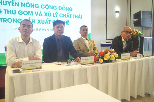 Đắk Nông xây dựng mô hình xử lý rác thải trong sản xuất cà phê