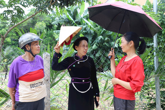 Bà Ngân Thị Xuyến nói đi đôi với làm