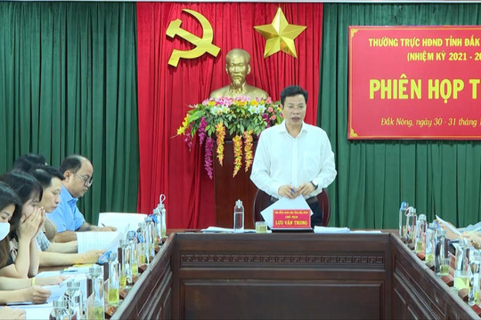 Phiên họp thứ 59 Thường trực HĐND tỉnh Đắk Nông khóa IV
