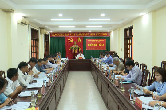 Thường trực HĐND tỉnh Đắk Nông họp phiên thứ 59