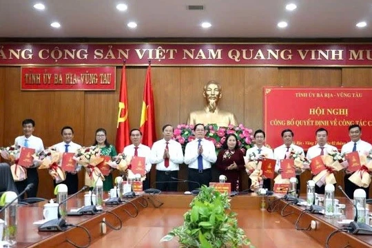Tỉnh ủy, Ủy ban nhân dân tỉnh Bà Rịa-Vũng Tàu điều động, bổ nhiệm hàng loạt cán bộ quan trọng