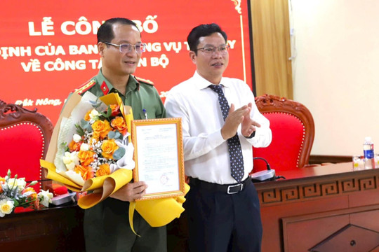 Đại tá Hồ Song Ân giữ chức Bí thư Đảng ủy Công an tỉnh Đắk Nông
