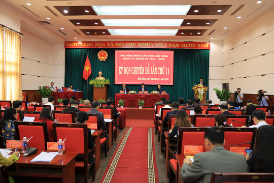 Hình ảnh Kỳ họp Chuyên đề lần thứ 11, HĐND tỉnh Đắk Nông khóa IV