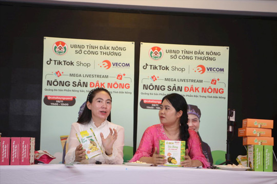 Gần 80 sản phẩm đặc trưng của Đắk Nông livestream trên Tiktok shop