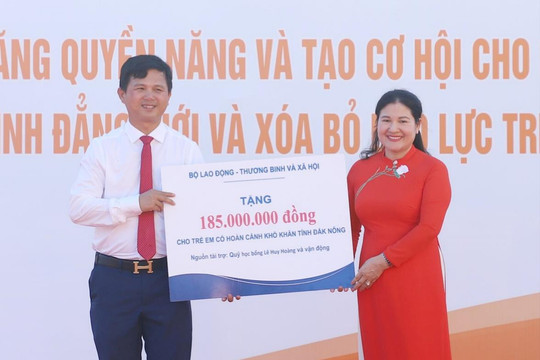 Đắk Nông tăng quyền năng, tạo cơ hội cho phụ nữ và trẻ em gái