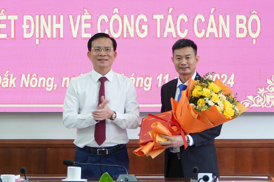 Ông Phạm Khánh Tùng được bổ nhiệm Phó Giám đốc Sở Y tế Đắk Nông