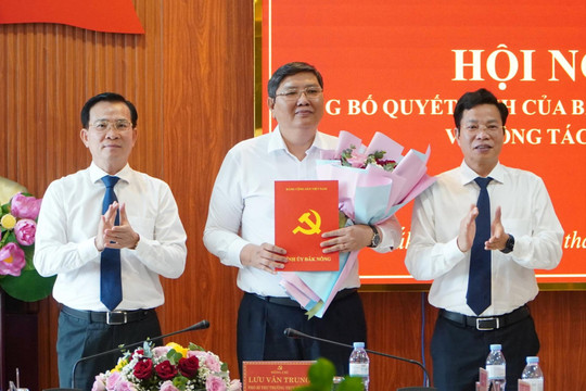 Đồng chí Lê Văn Chiến giữ chức vụ Trưởng Ban Dân vận Tỉnh ủy Đắk Nông