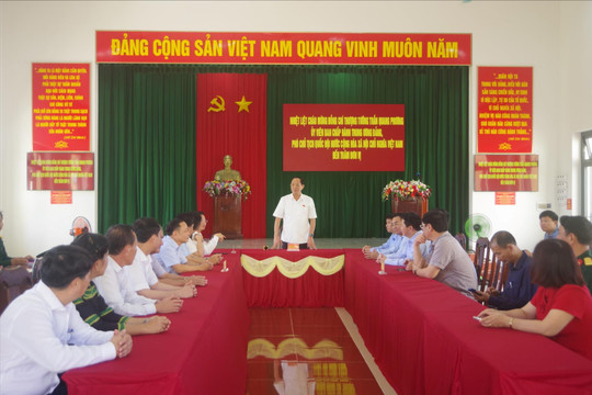 Phó Chủ tịch Quốc hội Trần Quang Phương thăm, làm việc tại Đắk Nông