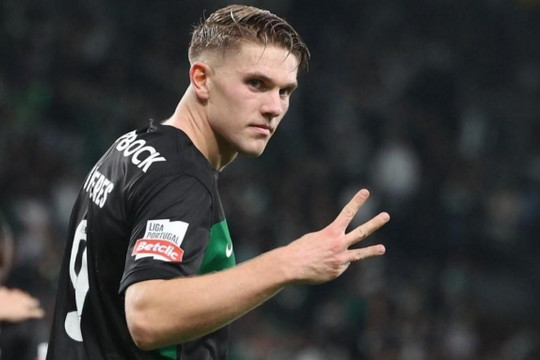 MU cử tuyển trạch viên theo dõi Viktor Gyokeres