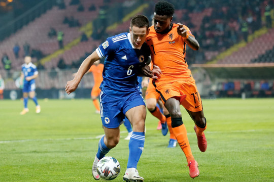 Kết quả bóng đá mới nhất trận Bosnia and Herzegovina vs Hà Lan ngày 20/11/2024
