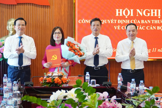 Đồng chí Ngô Thu Hương giữ chức Phó trưởng Ban Tổ chức Tỉnh ủy Đắk Nông