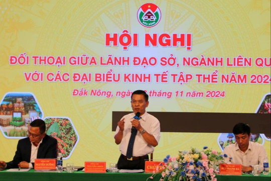 Đắk Nông đối thoại với kinh tế tập thể
