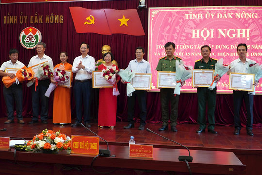 Đắk Nông tập trung xây dựng Đảng trong sạch, vững mạnh