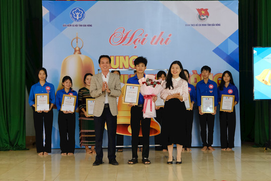 Học sinh DTTS Đắk Nông thi “Rung chuông vàng” tìm hiểu chính sách BHYT
