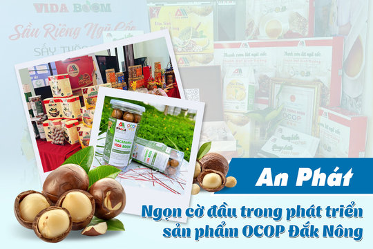 An Phát: Ngọn cờ đầu trong phát triển sản phẩm OCOP Đắk Nông