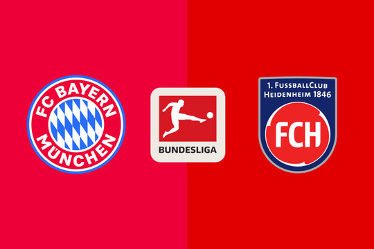 Bayern Munich - Heidenheim ngày 7/12: Dự đoán tỷ lệ thắng từ thành tích, phong độ đối đầu