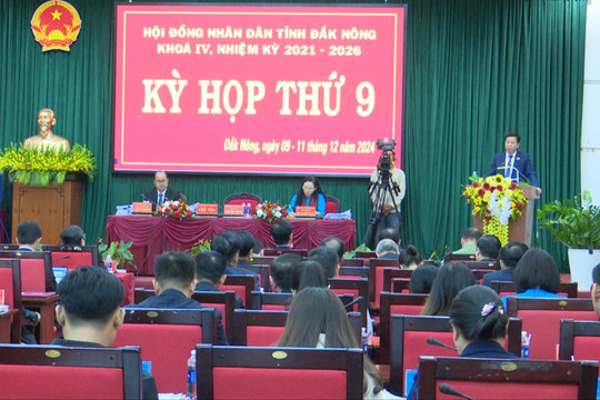 Bế mạc Kỳ họp thứ 9, HĐND tỉnh Đắk Nông khóa IV