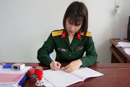 Nữ quân nhân giữ nhịp thông tin nơi biên giới Đắk Nông