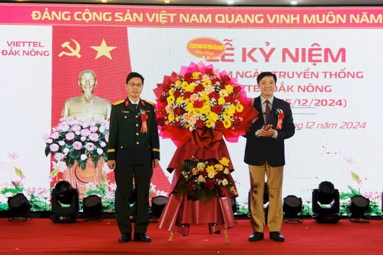 Viettel Đắk Nông kỷ niệm 20 năm ngày truyền thống