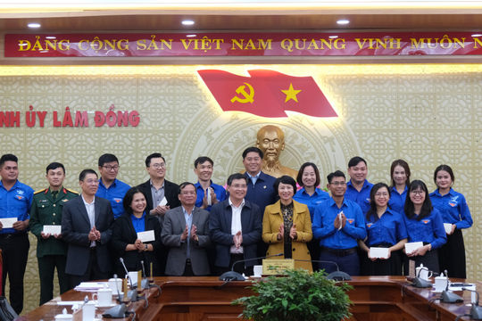 Thường trực Tỉnh ủy gặp mặt đoàn đại biểu dự Đại hội Đại biểu toàn quốc Hội LHTN Việt Nam lần thứ IX, nhiệm kỳ 2024 - 2029