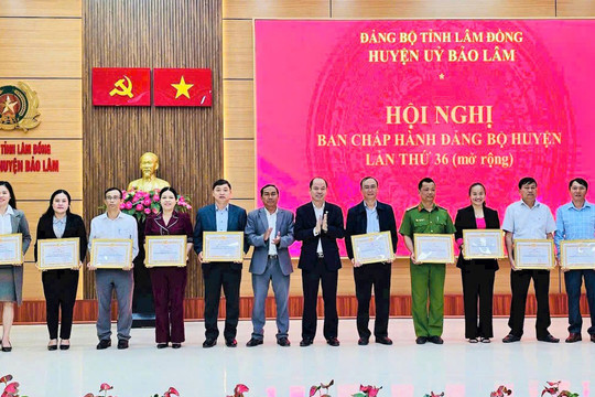 Hội nghị Ban Chấp hành Đảng bộ huyện Bảo Lâm lần thứ 36