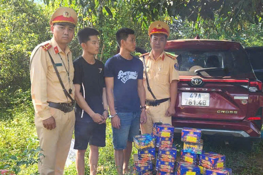 Cảnh sát giao thông Đắk Nông bắt 30 đối tượng phạm tội