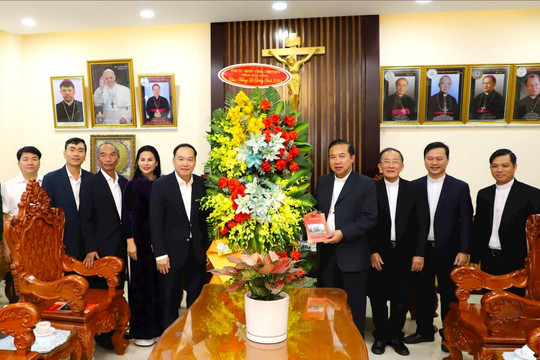 Đồng chí Hồ Xuân Trường chúc mừng Giáng sinh Ban Đại diện Tin Lành Việt Nam (miền Nam), Tòa Giám mục Ban Mê Thuột