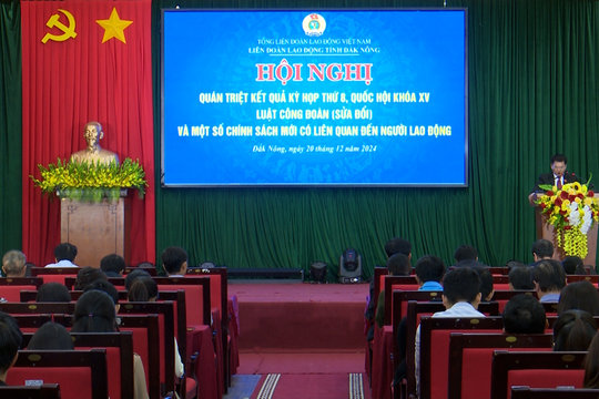 Quán triệt Luật Công đoàn sửa đổi