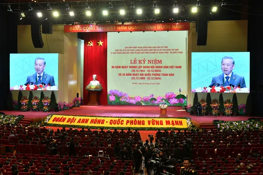 Kỷ niệm trọng thể 80 năm Ngày thành lập Quân đội nhân dân Việt Nam và 35 năm Ngày hội Quốc phòng toàn dân