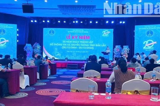 Sở Thông tin và Truyền thông tỉnh Đắk Lắk kỷ niệm 20 năm Ngày thành lập
