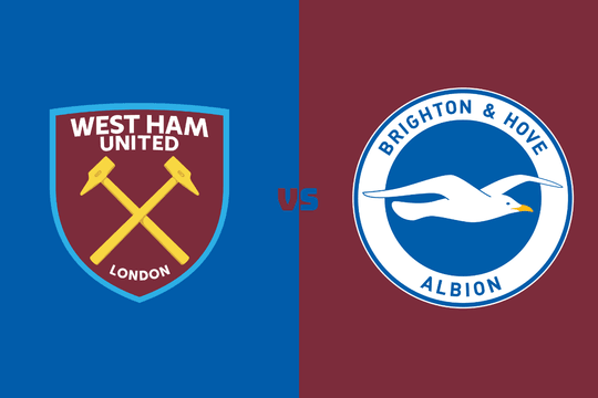 Lịch sử đối đầu West Ham vs Brighton trước trận Premier League 21/12/2024
