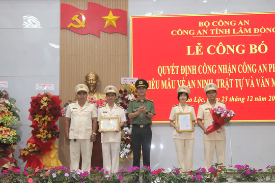 Bảo Lộc: Công an Phường 1 đạt Kiểu mẫu về an ninh trật tự và văn minh đô thị