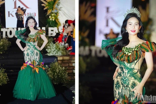“Vườn hoa thổ cẩm”, bản hòa sắc của nhà thiết kế K’Jona và Hưng Cao vừa ra mắt tại Đà Lạt