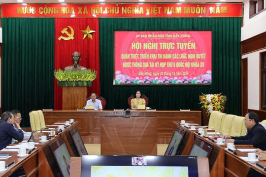 Triển khai thi hành các luật, nghị quyết Kỳ họp thứ 8, Quốc hội khóa XV