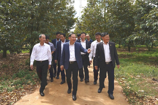 Phó Bí thư Tỉnh ủy Hồ Xuân Trường thăm và làm việc tại Đắk R'lấp