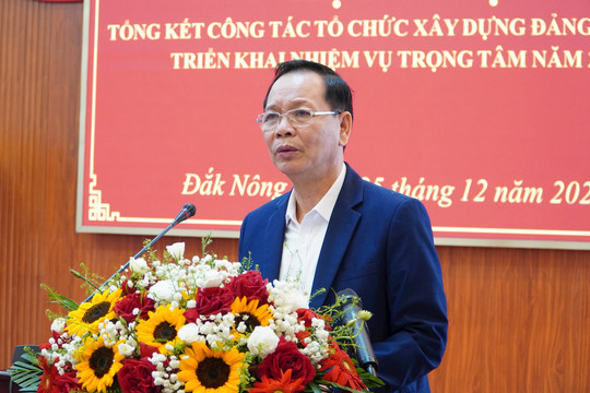 Đắk Nông chuẩn bị tốt các điều kiện cho đại hội đảng bộ các cấp
