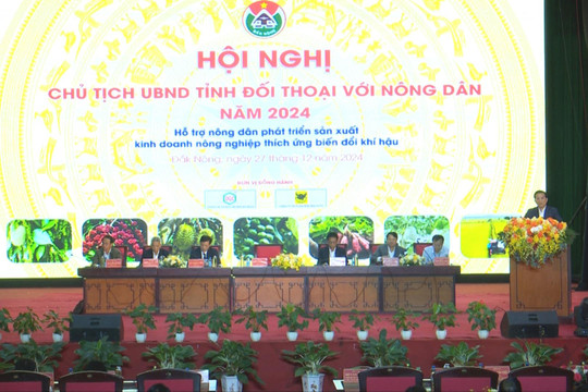 Chủ tịch UBND tỉnh Đắk Nông đối thoại với nông dân năm 2024