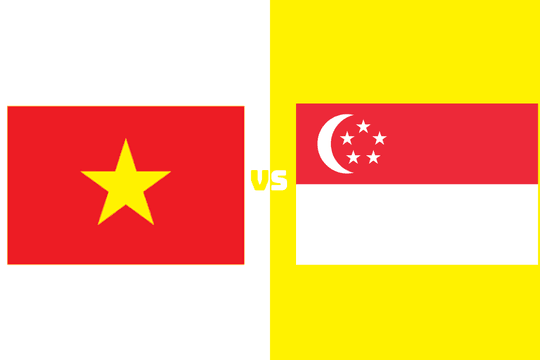 Thống kê thành tích đối đầu Việt Nam vs Singapore trước trận ASEAN Cup 29/12/2024