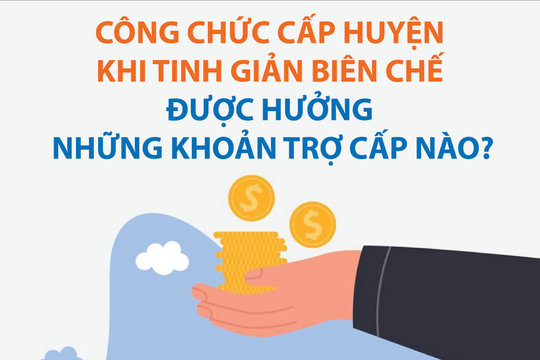 Công chức cấp huyện khi tinh giản biên chế được hưởng những khoản trợ cấp nào?