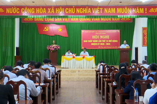 Đảng bộ Khối thực hiện đạt 10/10 chỉ tiêu năm 2024
