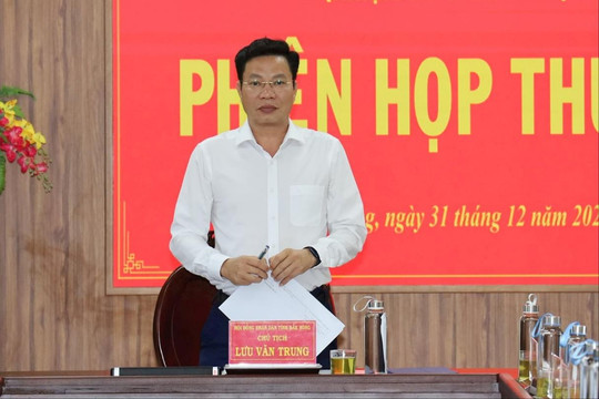 Thường trực HĐND tỉnh Đắk Nông họp Phiên thường kỳ thứ 63