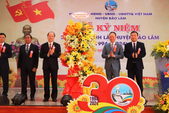 Bảo Lâm tổ chức kỷ niệm 30 năm hình thành và phát triển