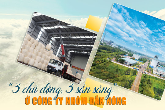 “3 chủ động, 3 sẵn sàng” ở Công ty Nhôm Đắk Nông
