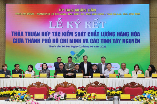 Tây Nguyên và TP. Hồ Chí Minh ký kết thỏa thuận Tick xanh trách nhiệm