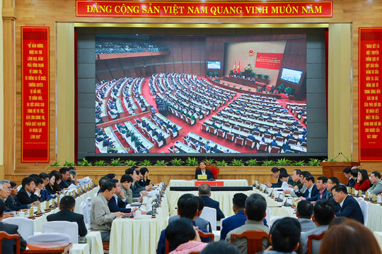 Hội nghị trực tuyến toàn quốc về đột phá phát triển khoa học, công nghệ, đổi mới sáng tạo và chuyển đổi số quốc gia
